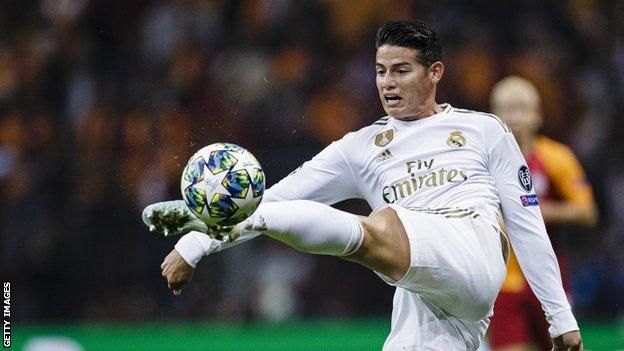 What are Everton getting in James Rodriguez?