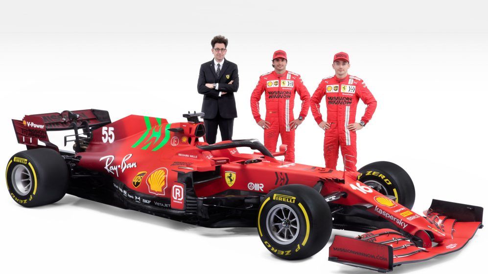 Ferrari launches aggressive new SF21.